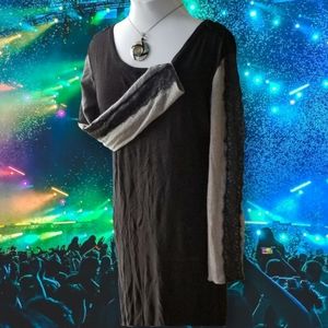 Women's W118 By Walter Baker Dress Sweater Black M